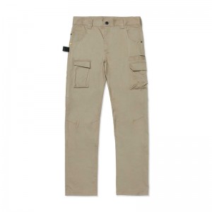 Men's CatFootweat Coolmax Outdoor Work Pant Clothing Khaki | 4537-WDUIJ