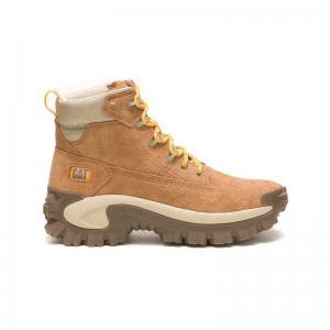 Women's CatFootweat Intruder Ply - Boots Brown | 6720-EJBLA