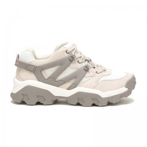 Women's CatFootweat Reactor Sneaker - Unisex Styles Shoes White | 7198-PYBAN