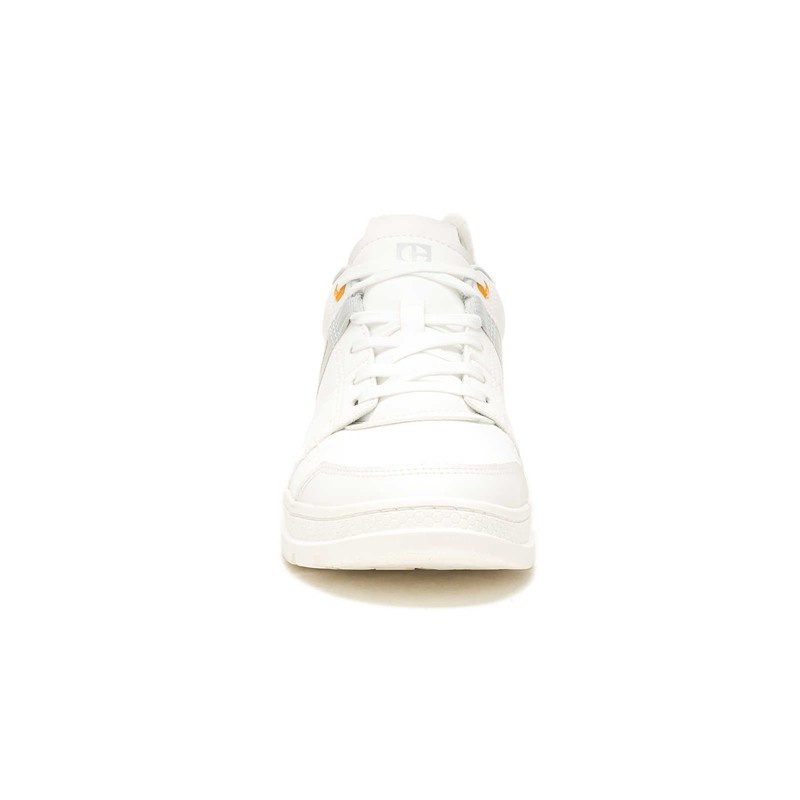 Men's CatFootweat Cite Low Sneaker - Unisex Styles Casual Shoes White | 0472-FWIMZ