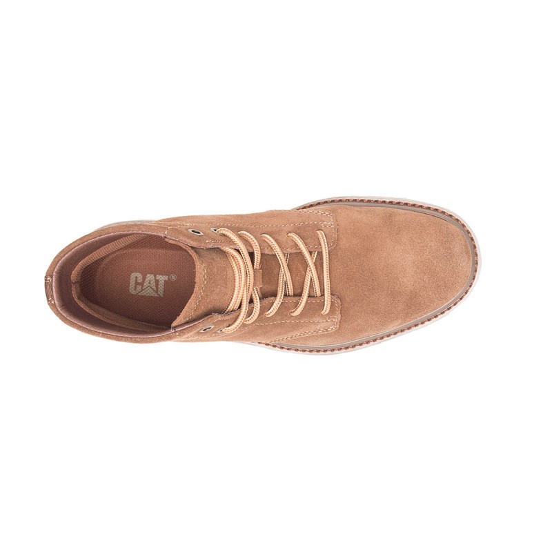 Men's CatFootweat Narrate Casual Shoes Brown | 3456-TYWIS