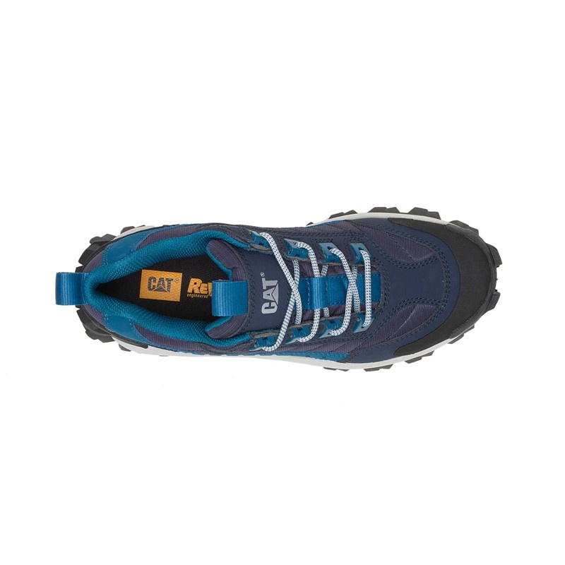 Men's CatFootweat Re-Powered Intruder Chunky Trainer Casual Shoes Blue | 4765-CYKWF