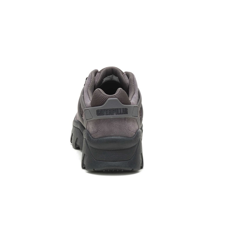 Men's CatFootweat Reactor Sneaker - Unisex Styles Casual Shoes Grey | 4671-UKNBE