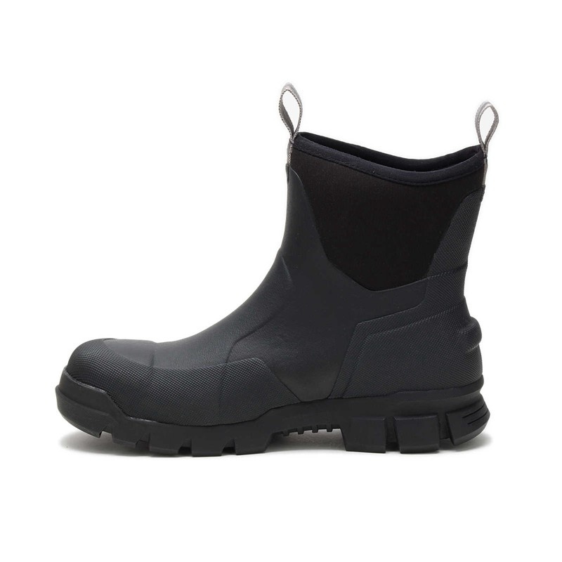 Men's CatFootweat Stormers 6 - Unisex Styles Work Boots Black | 0915-OMQGX