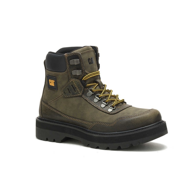 Women's CatFootweat Conquer 2.0 - Unisex Styles Boots Dark Olive | 8249-NEDFV