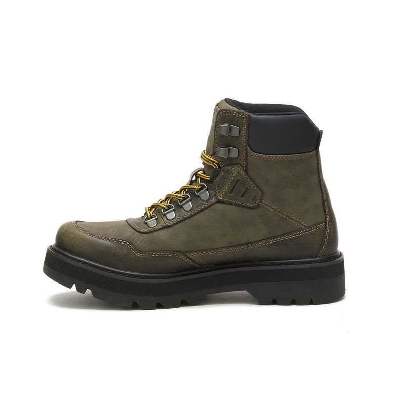 Women's CatFootweat Conquer 2.0 - Unisex Styles Boots Dark Olive | 8249-NEDFV