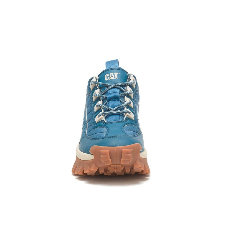 Women's CatFootweat Eco Intruder Shoes Blue | 7495-CZJGY