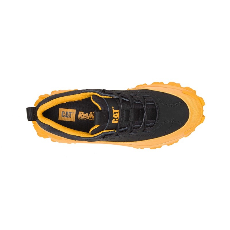 Women's CatFootweat Intruder Waterproof Galosh Shoes Yellow / Black | 6219-BLYAD