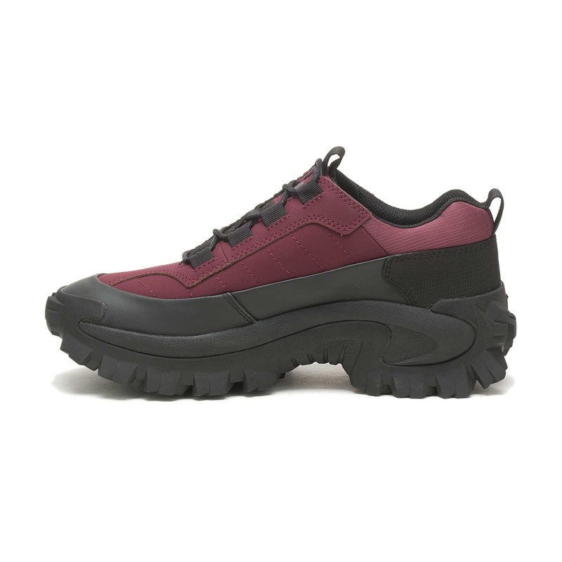 Women's CatFootweat Intruder Waterproof Galosh Shoes Black / Burgundy | 4753-DBAYN