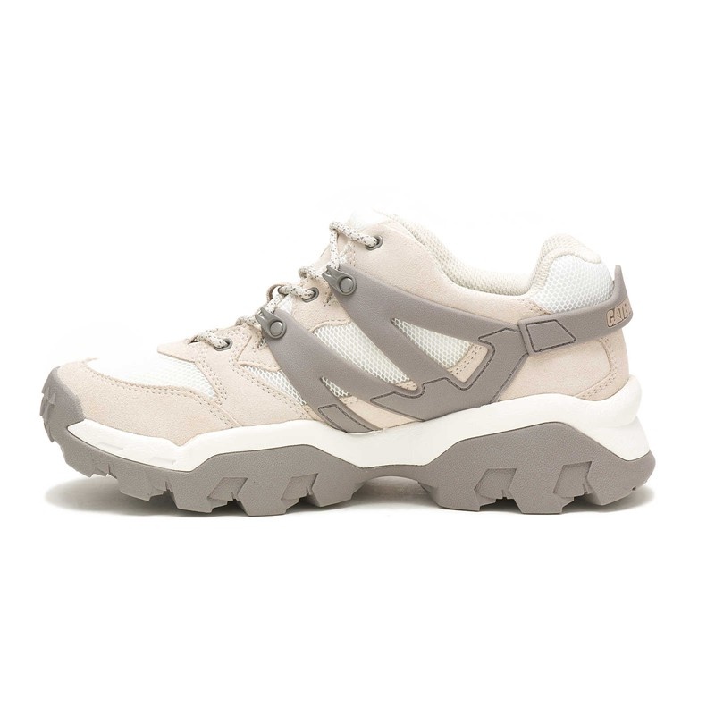 Women's CatFootweat Reactor Sneaker - Unisex Styles Shoes White | 7198-PYBAN