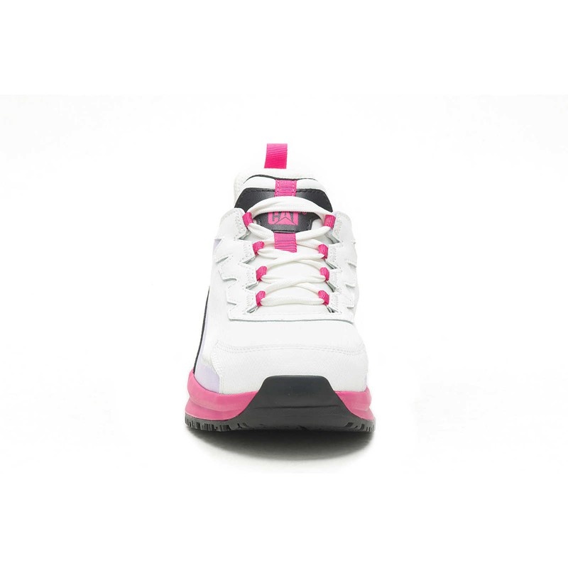 Women's CatFootweat Streamline Runner Carbon Composite Shoes White / Black | 0483-UWJEX